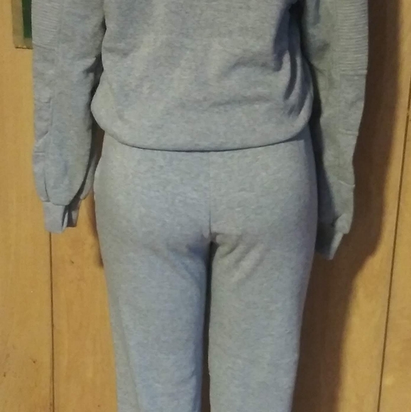Gray LOVE Sweatsuit - Picture 4 of 12